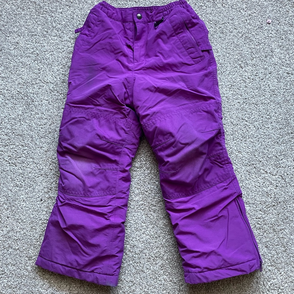 Lands' End Kids' Vibrant Purple Snow Pants